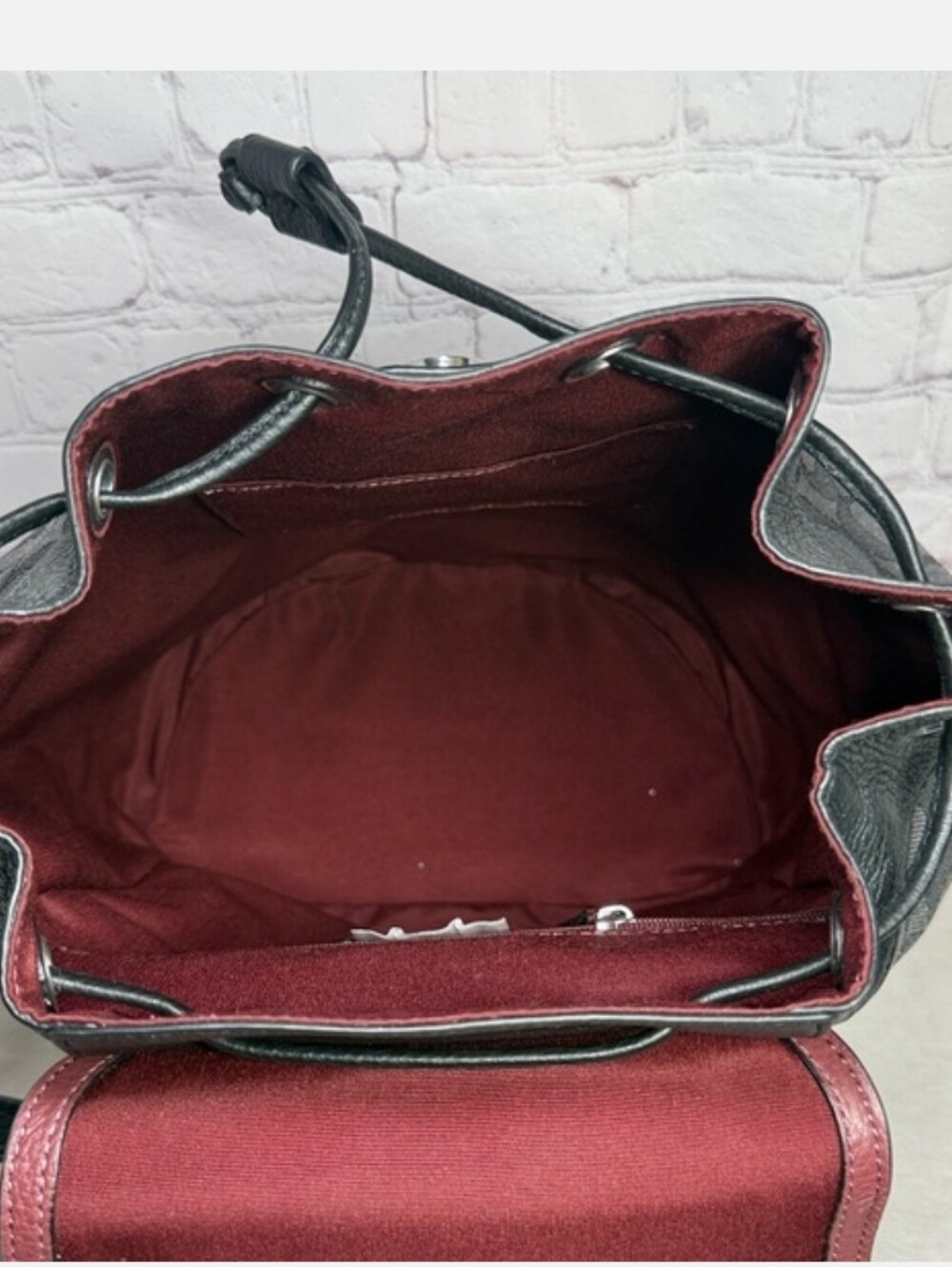 Coach Dempsey Backpack in Signature Jacquard Canvas Pebbled Leather MSRP 450 NWT - Picture 11 of 14